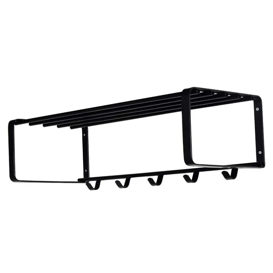 Wohnen Praktisches Garderoben Set aus Stahl - Satroni (zweiteilig)