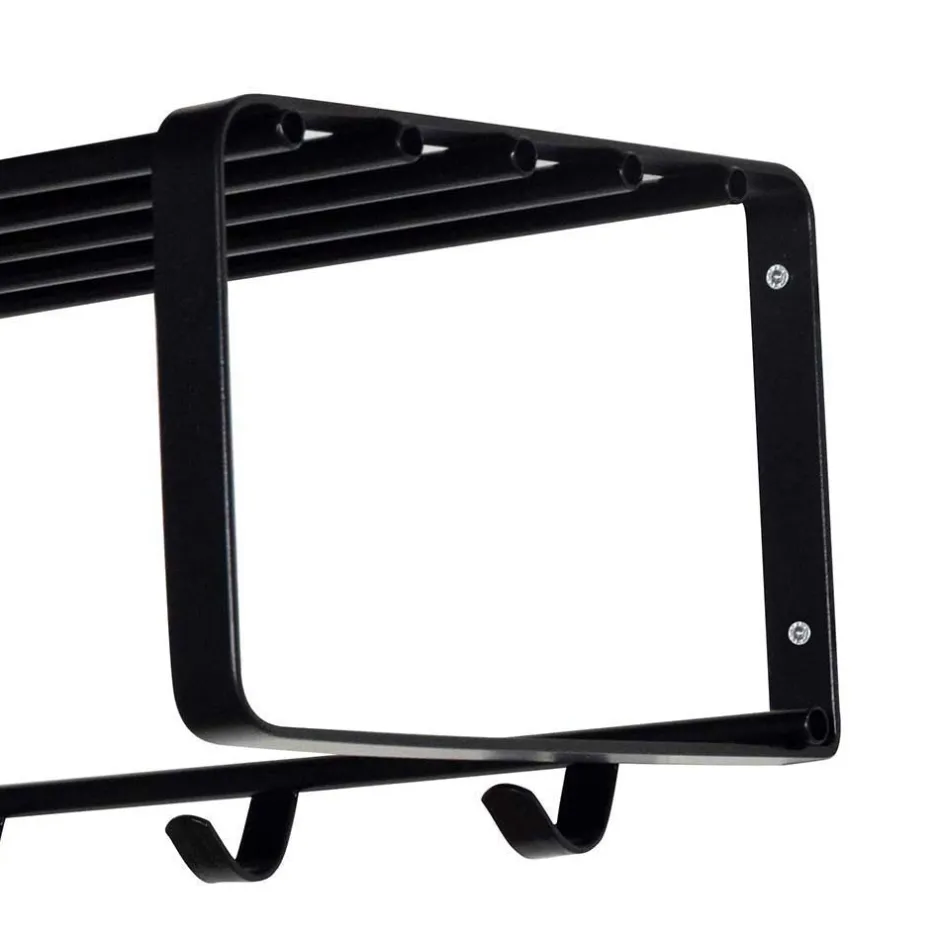 Wohnen Praktisches Garderoben Set aus Stahl - Satroni (zweiteilig)