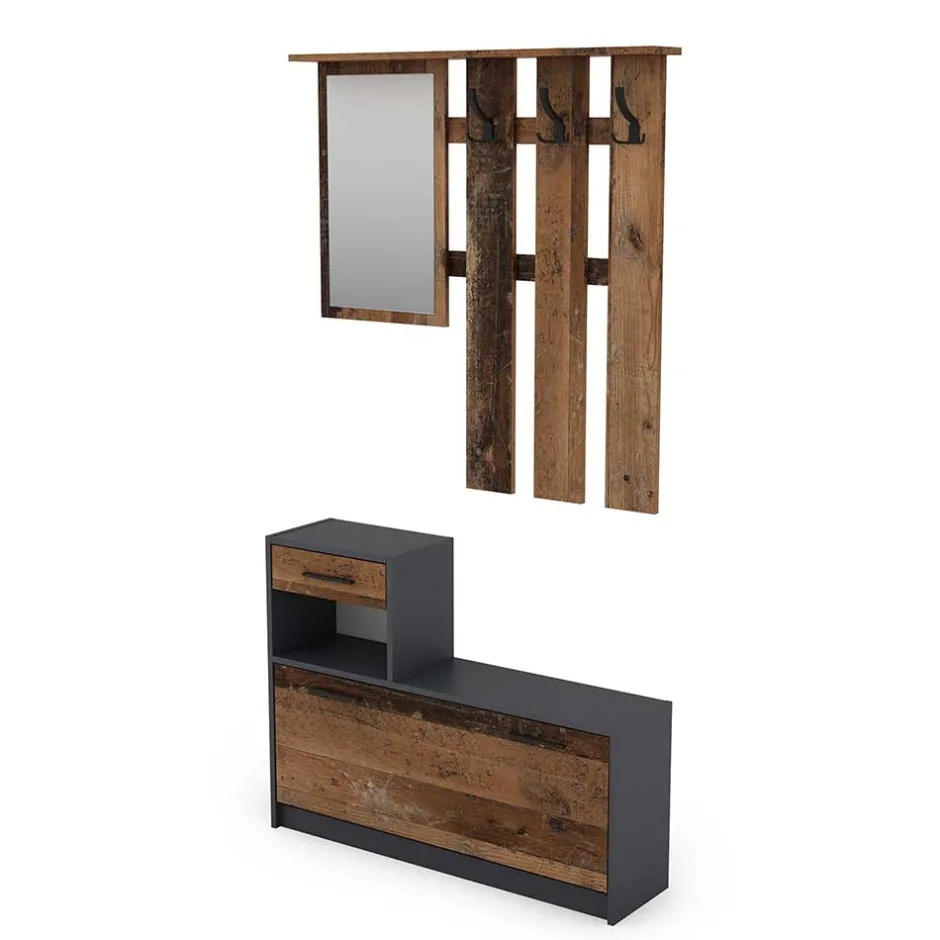 Preiswerte Flureinrichtung zweifarbig - Vinzent (zweiteilig)^Wohnen Clearance