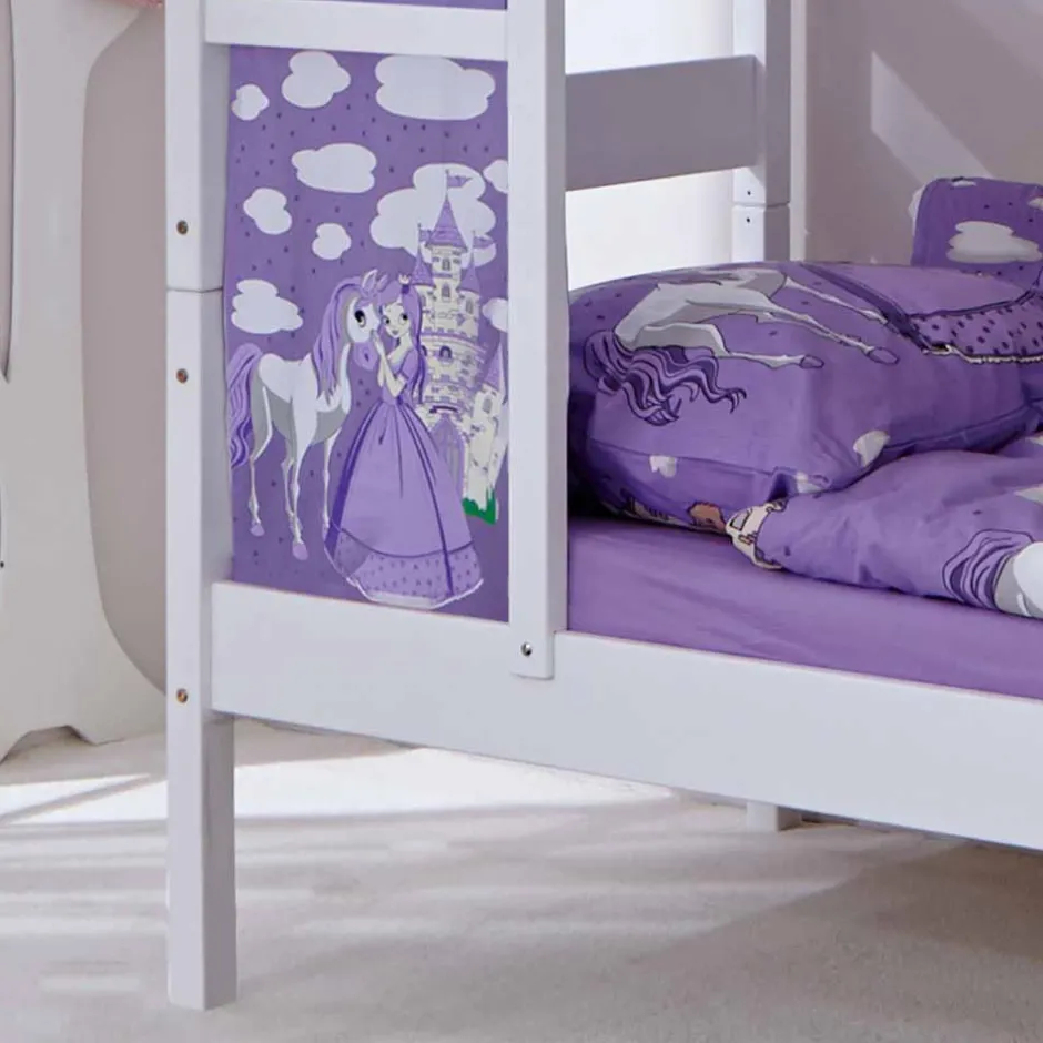 Kinder Wohnen Prinzessin-Kinderbett Adagio in Lila
