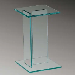 Quadrat Blumensäule aus transparentem Glas - Nadia^Wohnen Best