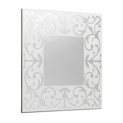 Wohnen Quadrat Design Spiegel mit Ornament Rahmen - Spazion