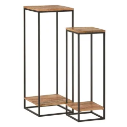 Quadratische Blumensäulen im Industrial Style - Choreti (zweiteilig)^Wohnen Hot