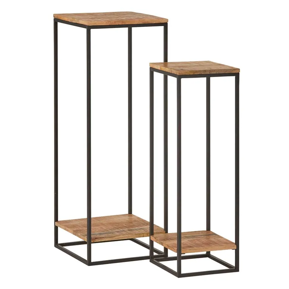 Quadratische Blumensäulen im Industrial Style - Choreti (zweiteilig)^Wohnen Hot