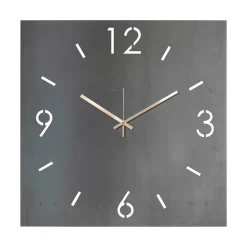 Wohnen Quadratische Wanduhr im Industrial Style - Cetrona