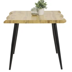Quadratischer Esstisch mit Baumkanten NB - Ashela^Wohnen Sale