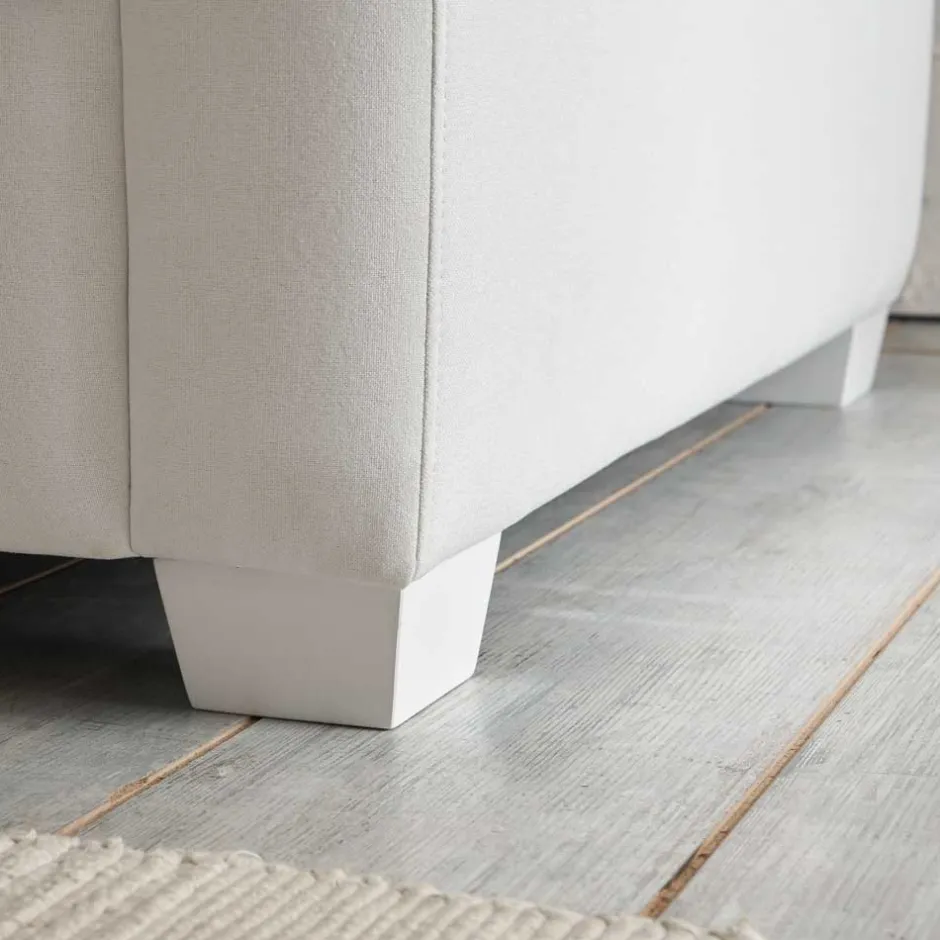 Quadratischer Polsterhocker gestreift - Ganbriassa^Wohnen Discount