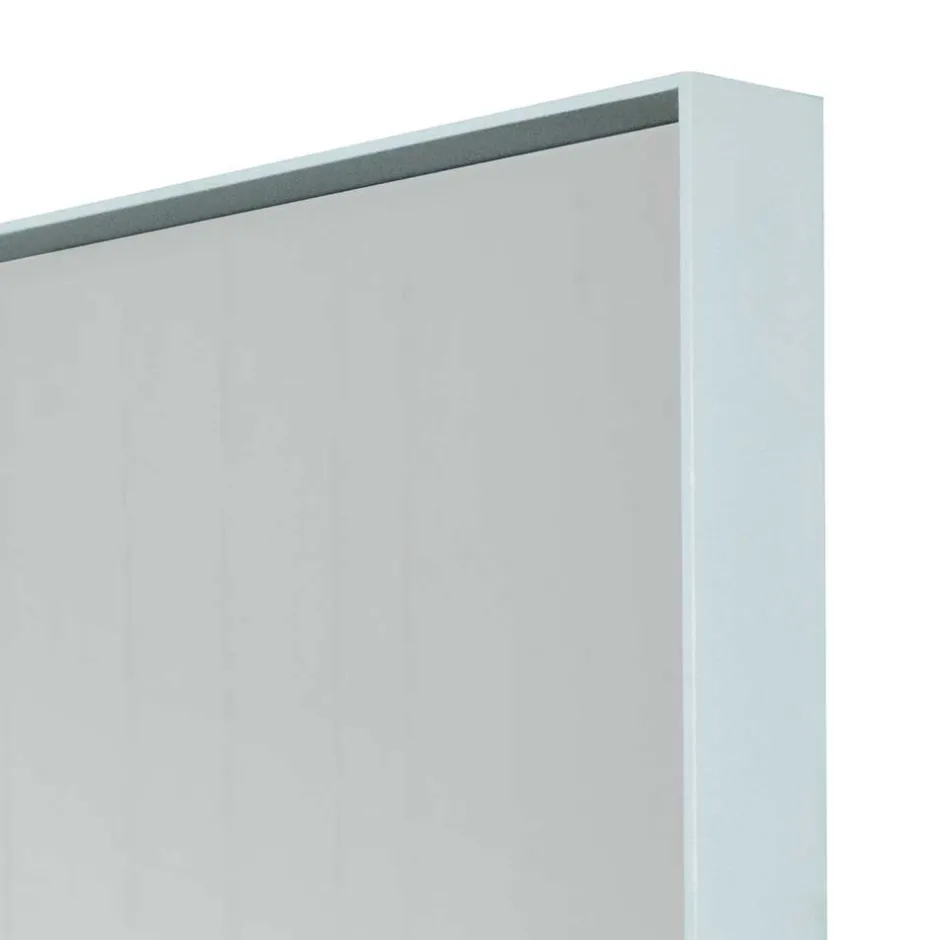 Quadratischer Spiegel in Weiß - Sandja^Wohnen Outlet