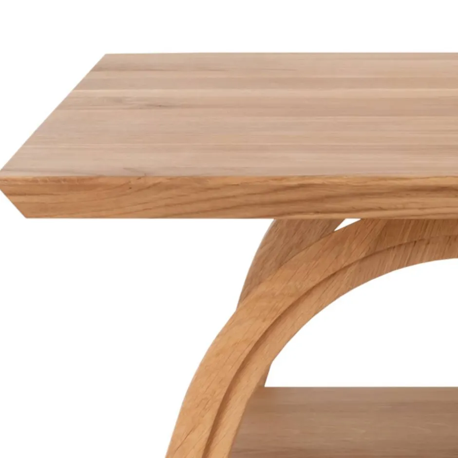 Quadratischer Wohnzimmertisch aus Wildeiche - Fredellia^Wohnen Online