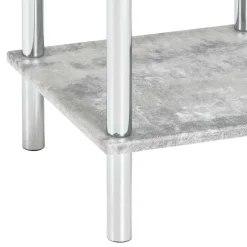 Wohnen Quadratisches Badregal Usavina mit Beton Dekor