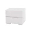 Wohnen Quadratsche Nachtkommode Flacono in Weiß