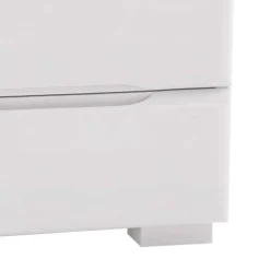 Wohnen Quadratsche Nachtkommode Flacono in Weiß