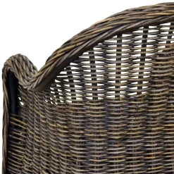 Wohnen Rattan Geflechtsessel im Landhausstil - Hamidy