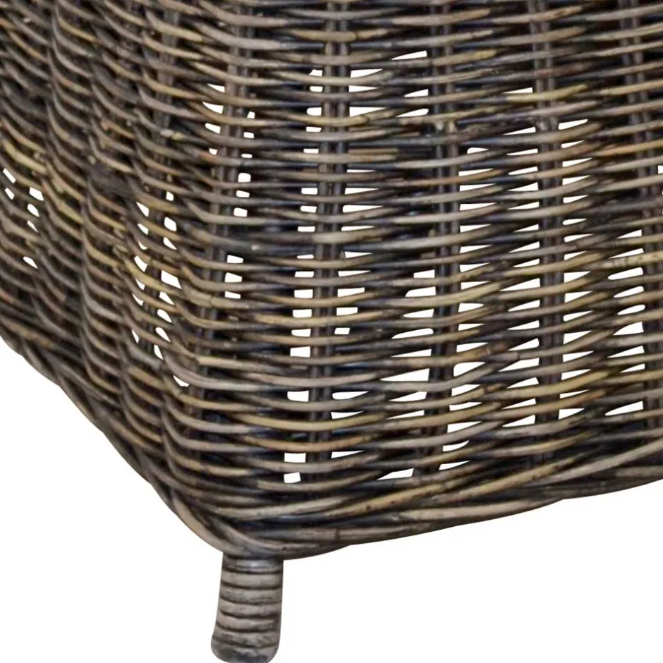 Wohnen Rattan Geflechtsessel im Landhausstil - Hamidy