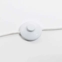 Wohnen Rattan Stehleuchte aus Geflecht in Beige - Abelonia