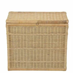Wohnen Rattan Wäschetruhe Salzburg in Beige