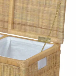 Wohnen Rattan Wäschetruhe Salzburg in Beige