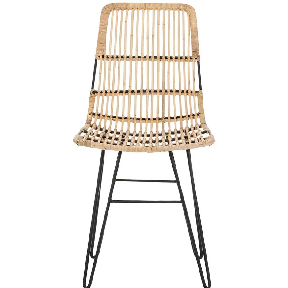 Rattanstuhl mit Geflecht Sitz - Lombardy (2er Set)^Wohnen Sale