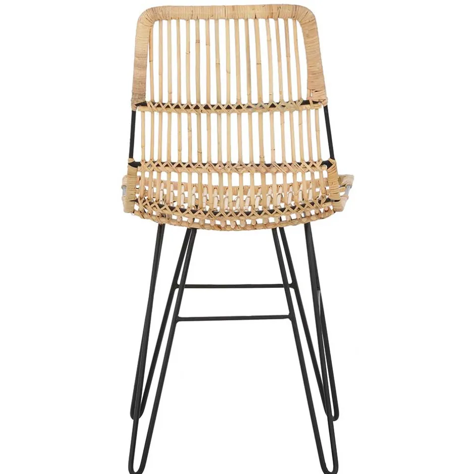 Rattanstuhl mit Geflecht Sitz - Lombardy (2er Set)^Wohnen Sale