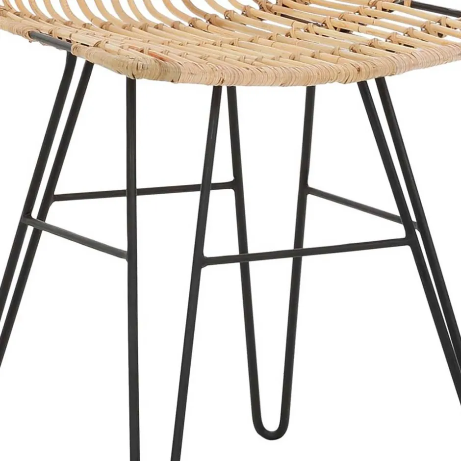 Rattanstuhl mit Geflecht Sitz - Lombardy (2er Set)^Wohnen Sale