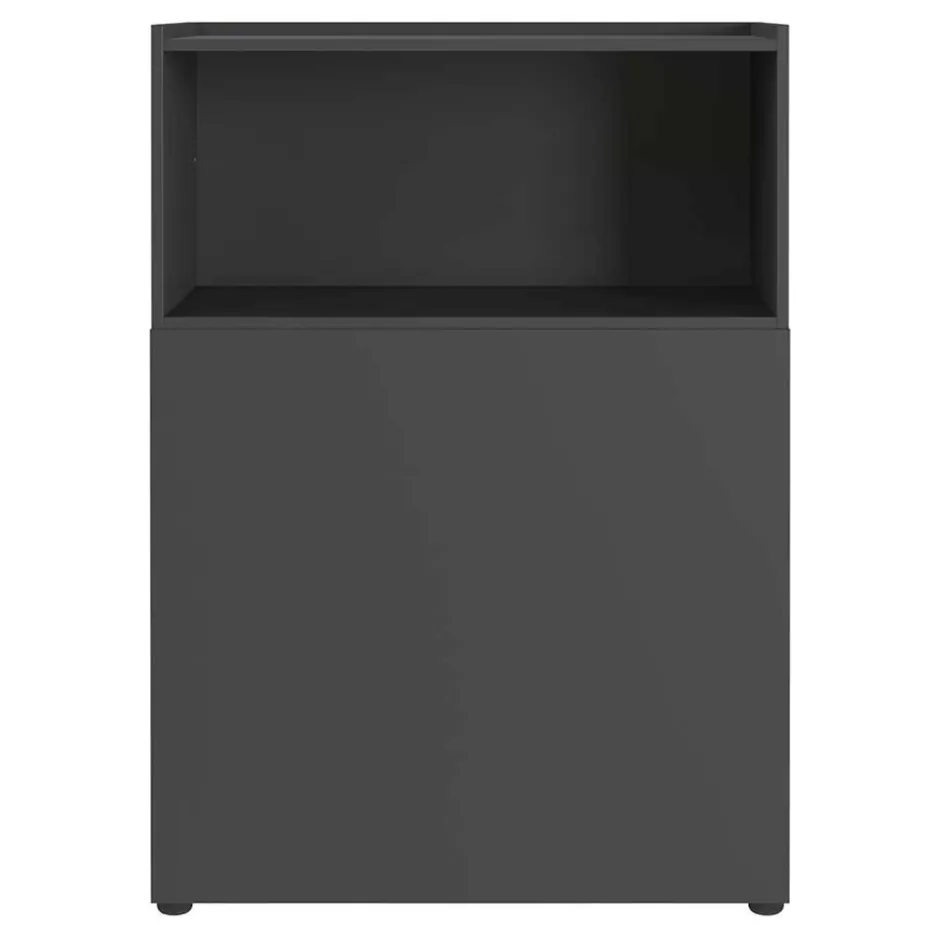 Wohnen Raumteiler Officeregal in Dunkelgrau - Tila