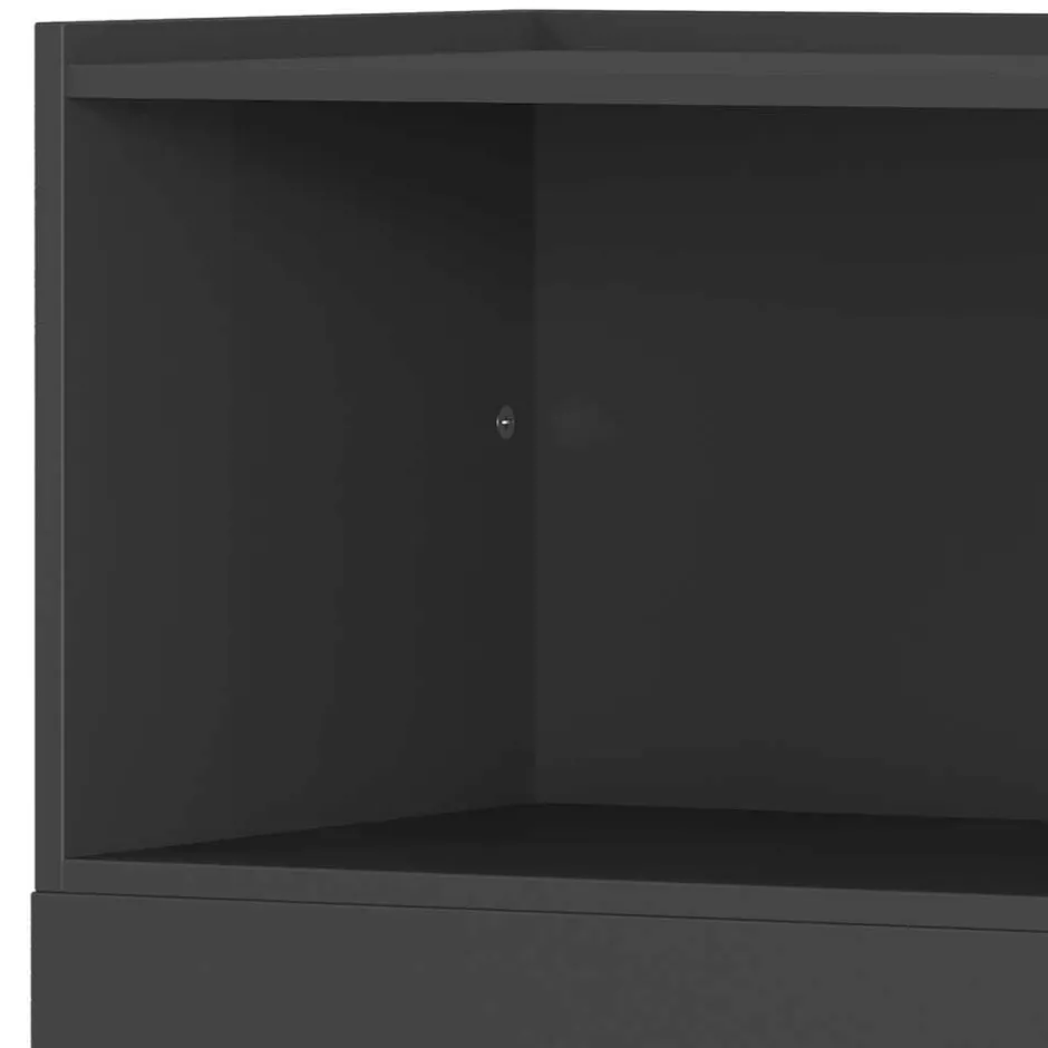 Wohnen Raumteiler Officeregal in Dunkelgrau - Tila