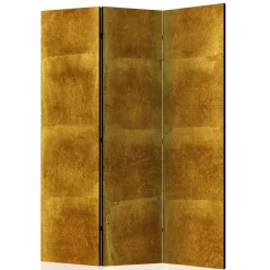 Raumtrenner Paravent in Goldfarben bedruckt - Nikolav^Wohnen Sale