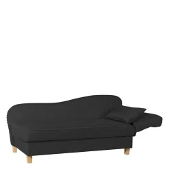 Recamiere in Schwarz und Buche - Mikana^Wohnen Hot