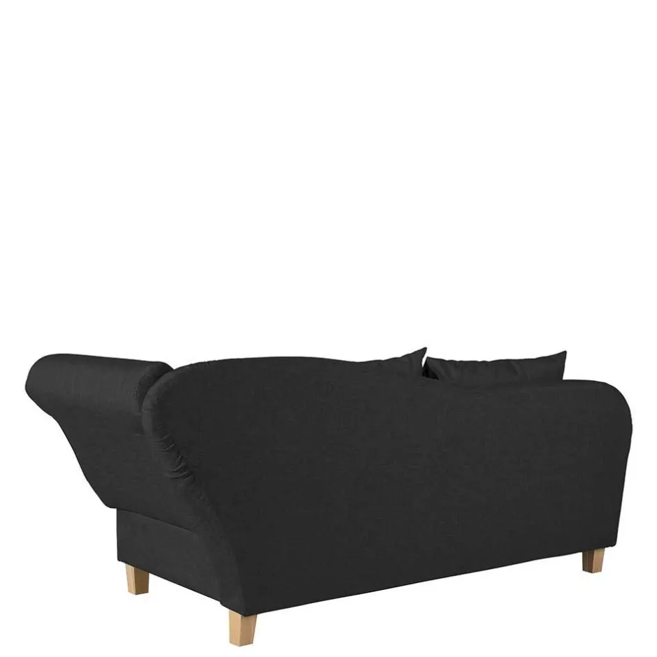 Recamiere in Schwarz und Buche - Mikana^Wohnen Hot