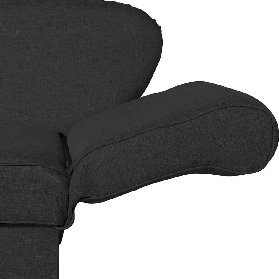 Recamiere in Schwarz und Buche - Mikana^Wohnen Hot