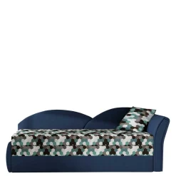 Recamiere mit Bettfunktion mit mehrfarbigem Wabenmuster - Reading^Wohnen