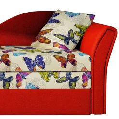 Recamiere mit bunten Schmetterlingen - Greyment^Wohnen Clearance