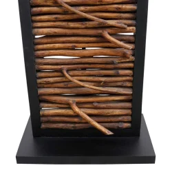 Rechteck Design Stehleuchte in Schwarz - Orthos^Wohnen Discount