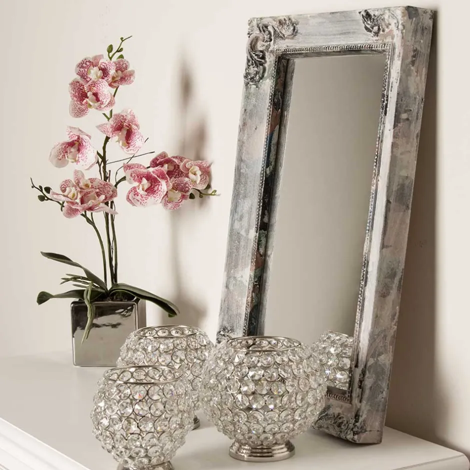 Wohnen Rechteck Spiegel im Shabby Chic Landhaus - Aluko