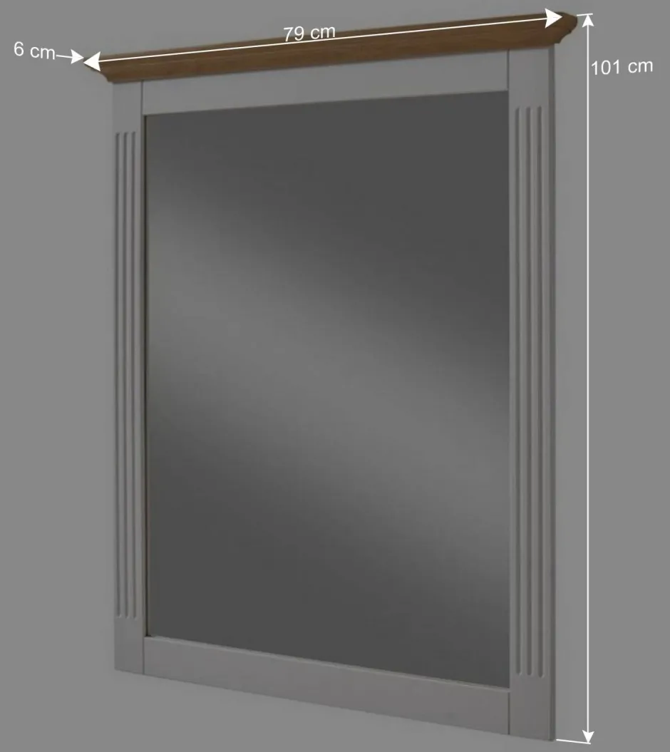 Rechteckiger Spiegel im Landhausstil - Oradea^Wohnen Sale