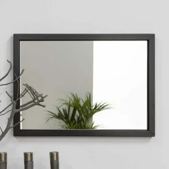 Wohnen Rechteckiger Spiegel mit Stahlrahmen - Glanco