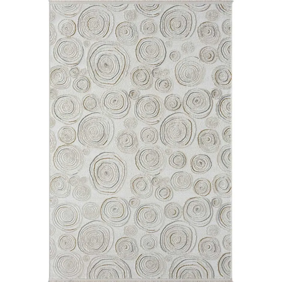 Wohnen Rechteckiger Teppich mit Spiral Muster - Pray