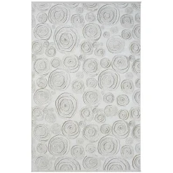 Wohnen Rechteckiger Teppich mit Spiral Muster - Pray