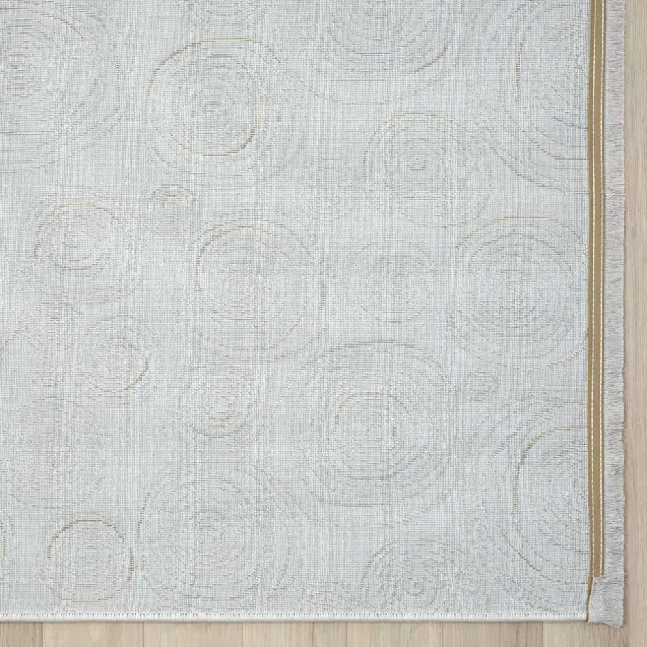 Wohnen Rechteckiger Teppich mit Spiral Muster - Pray