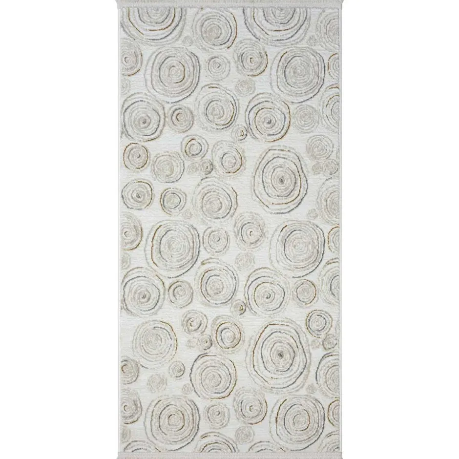 Wohnen Rechteckiger Teppich mit Spiral Muster - Pray
