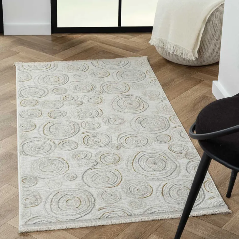 Wohnen Rechteckiger Teppich mit Spiral Muster - Pray