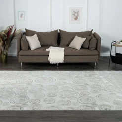 Wohnen Rechteckiger Teppich mit Spiral Muster - Pray