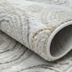 Wohnen Rechteckiger Teppich mit Spiral Muster - Pray