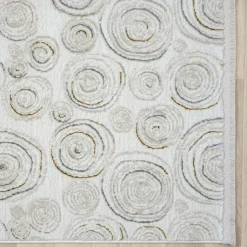 Wohnen Rechteckiger Teppich mit Spiral Muster - Pray