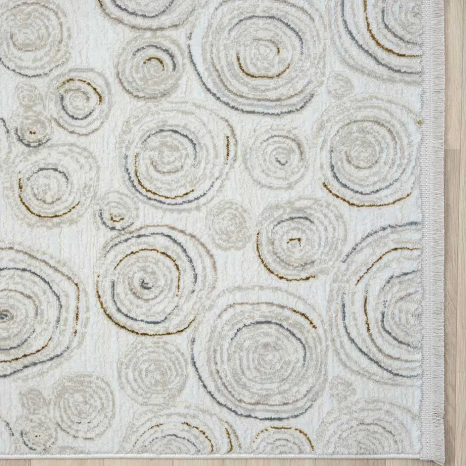 Wohnen Rechteckiger Teppich mit Spiral Muster - Pray