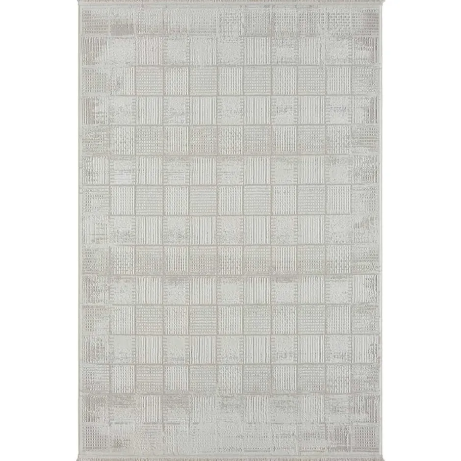 Wohnen Rechteckiger Teppich mit Kachelmuster - Pahat