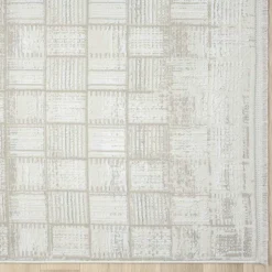 Wohnen Rechteckiger Teppich mit Kachelmuster - Pahat