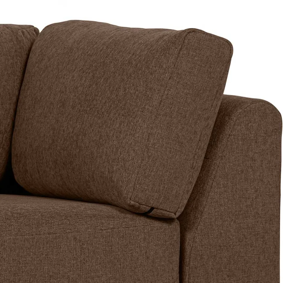 Wohnen Rechtes Lounge-Element in Braun - Ravonia