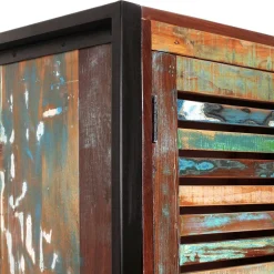 Wohnen Recyclingholz Flurmöbel im Shabby Chic - Vosbadus (fünfteilig)