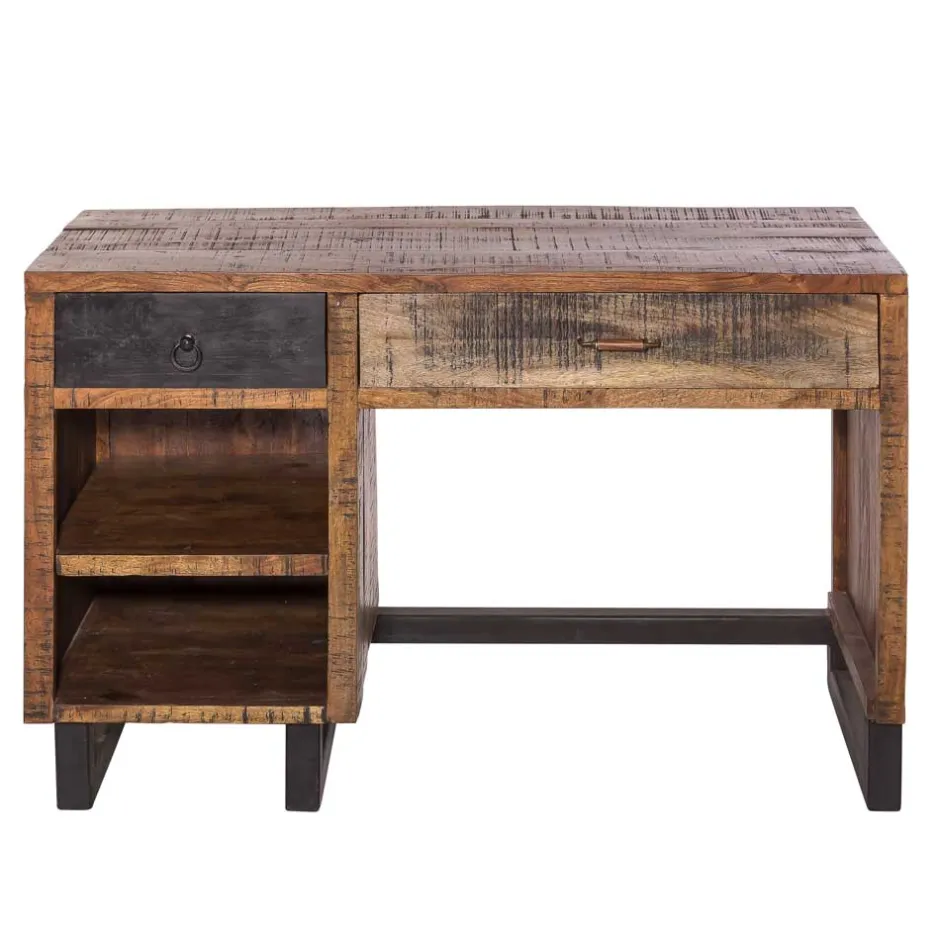 Wohnen Recyclingholz Schreibtisch 120x50 cm - Bahiro